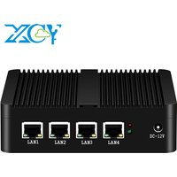 XCY Firewall Appliance Mini PC Intel Celeron J1900 Quad-Cores 4x LAN 2.5G i225V i226V Network Card Soft Router Pfsense OPNsense
