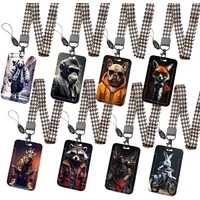 Animal Lanyards For Keys Chain ID Credit Card Cover Pass Mobile Phone Charm Neck Strap Badge Holder Gifts