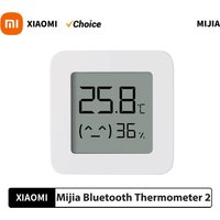 XIAOMI Thermometer 2 Mijia Electric Bluetooth Wireless Smart Hygrometer Thermometer Temperature Detection MI Mijia Home APP