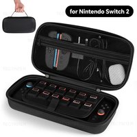 Portable Traval Carrying Case for Nintendo Switch 2 Console Large Storage Protective EVA Hard Bag Shell for Switch 2 Accessories