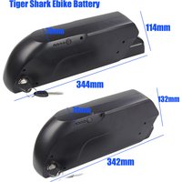 AliExpress TRILUPO Reention tiger shark down tube Ebike battery with Charger 36V 15Ah 20Ah 48V 13Ah 17.5Ah 52V 14Ah Li-ion Rechargeable Battery
