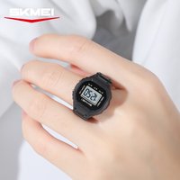 SKMEI 2699 Fashion Women Rings Finger Watches Chronograph LED Party Digital Plastic Watches Lady Rings Jewelry Gift