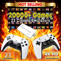 AISLPC Wireless Gaming Controller 20000+ Arcade Games Support HD Two-player Handheld Game Console M15 Game Stick For TV