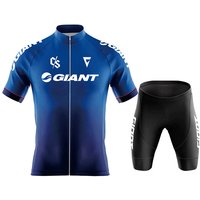 AliExpress NONE giant jersey cycling jersey suit cycling suit cycling suspenders short sleeve men's bib shorts clothes team mail gel
