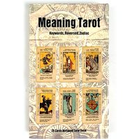 Tarot Cards With Meaning On Them Beginner Tarot Keyword Antiqued Tarot Deck Learn,78 Cards Fortune Divination Cards Game