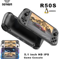 5 Inch Large Screen Handheld Game Console R50S - Upgraded Version of R36S, Supports Multiple Systems & Emulators, Retro Gaming