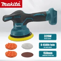 Makita Cordless Car Polisher 8-Speed Adjustable Electric Waxing Sanding Sealing Glaze Auto Detailing Tool
