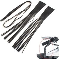 Motorcycle 1 Pair Handlebar Cover Black Leather Anti-slip Handlebar Brake Cover Kit For Harley Davidson Motorcycle Accessories