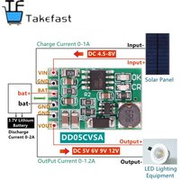 3.7V 4.2V Charger 5V 6V 9V 12V Discharger Board DC DC Converter Boost Module For Diy Solar Mobile Power Charger Lithium Battery