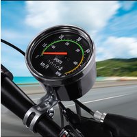 AliExpress NONE Universal Mechanical Speedometer for Bicycles Made Durable Aluminum Alloy High-quality Bicycle Equipment Speedometer Odometer