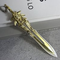 7.8inch Metal Gold Katana Kratos Sword Original Samurai Sabre Real Size Japanese Ninja Knife Anime Blade God of War Katana Gift