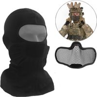 AliExpress NONE Tactical Full Face Mask High Elasticity Breathable Balaclava Hat Venom V1 for CS Paintball Motorcycle Cycling Fast Helmet Gear