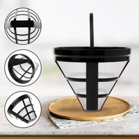 Reusable Coffee Filters Coffee Maker Basket Filter Cone Coffee Filters Fit Most 8-12 Cup Basket Drip Coffee Machine