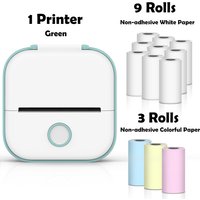 Phomemo T02 Mini-Thermodrucker, kabelloser Mini-Taschendrucker, selbstklebender Aufkleberdrucker für Heimwerker, Tagebuch, Studenten-Geburtstagsgesche