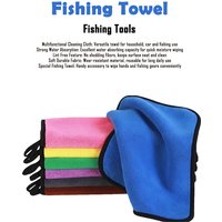 4pcs Microfiber Fishing Towel Non-Stick Bait Quick Dry Towel Scratch-Free Multipurpose Fishing Rags Portable