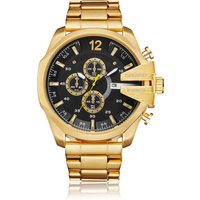 CAGARNY 6839 Luxury Steel Strip Quartz Men's Watch Calendar Luminous Large Dial Mens Watches Relogios Masculino Montres Hommes