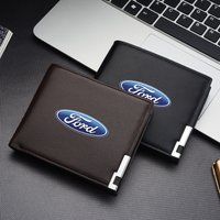 Sticker Car Document Storage Bag Leather Wallet For Ford Mustang Focus3 2 Transit Ecosport Edge Fiesta Escape Kuga Mondeo Fusion