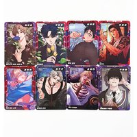 8PCS Korean BL Manhwa All-Star Photocard Set Cartoon Characters Sci-fi Frame Lomo Card for Fans Collection