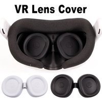 VR Lens Silicone Protective Cover For Meta Quest 3S Washable Dustproof Anti-scratch Lens Cap For Quest 3 VR Accessories