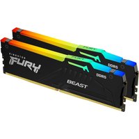 Kingston FURY Black RGB 16GB 32GB 6000Mhz DDR5 CL30 Desktop Memory AMD Expo KF560C30BBEAK2-32