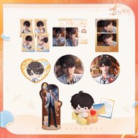 Sunsyea Love and Deepspace Official Merch Original 2025 Caleb Birthday Badge Keychain Acrylic Stand Cards