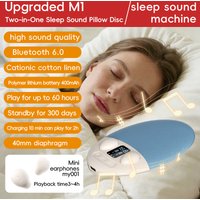 HaaYot World's First 2-in-1 Sleep Earphones & Pillow Speaker,Bluetooth 6.0,Sleeping Heaset Skin-Friendly for Side Sleepers
