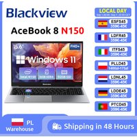 Blackview AceBook 8 Laptop 15,6" Intel Prozessor N150 16 GB RAM 512 GB SSD + Erweiterung bis zu 1 TB Windows 11 Home 15,6"