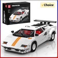 Mould King 10045 Technical Car Toys The MOC-82416 Countach Sport Racing Car Model Building Block Brick Kids Christmas Gifts