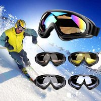 1Pc Winter Windproof Skiing Glasses Goggles Outdoor Sports Eyewear Glasses Ski Dustproof Moto Cycling Lens Frame Sunglasses