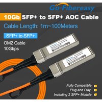 10G SFP+ auf SFP+ AOC-Kabel OM2 3M/5M/7M LSZH Aktives optisches SFP-Kabel für MikroTik, Ubiquiti, Melanox... usw. Glasfaser-Schalter