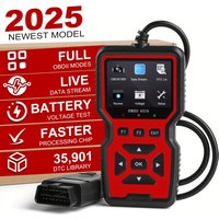 V519 Professional Obd2 Scanner - USB Powered Car Diagnostic Tool with Real-Time Data Stream, Full-Featured Obd Ii Testing (I/M Ready, Bod2/Eobd), Clears Check Engine Light, Reads/Erasing Codes from