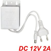 Power Adapter US/EU Outdoor Waterproof AC 100-240V Input DC 12V Volt Output Supply Charger Europe Universal Adapter Converter