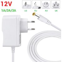 DC12V Power Supply Adapter Lighting Transformer Input AC 100-240V to Output DC 12V 1A 2A 3A EU US UK AU Plug Charger LED Driver