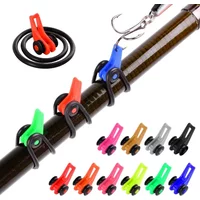 10pcs/lot Plastic Fishing Hook Secure Keeper Holder Lure Accessories Jig Hooks Safe Keeping For Fishing Rod Tool Bait Casting