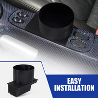 1/2PCS Center Console Cup Holder With 12oz Adapter For Porsche 996 911 / 986 Boxster