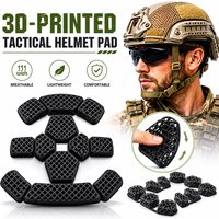 3D Printed Tactical Helmet Pad Set Honeycomb Ventilated Liner Modular Removable Breathable EVA Insert for Fast Wendy Helmets