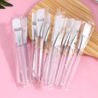2/5/10pcs Facial Mask Brushes Transparent Crystal Rod Face Applicator Brush for Face Mask Application or DIY Mask Makeup Tools