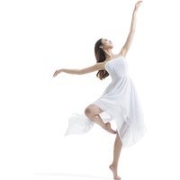 Women Modern Lyrical Dress Camisole Dance Costume Ballet Asymmetric High-Low Mesh Skirted Sleeveless Leotard Gymnastic Dancewear