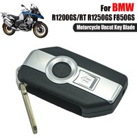 For BMW R1200GS R1250GS K1600GT F800GS 2024 F750GS F850GS ADV Motorcycle Key Uncut Blade One-Click Keyless Start Remote Control