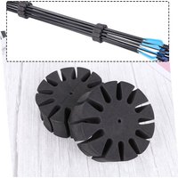 Arrow Separator Rack,Target Quiver Foam Holder,Suitable for Compound Bows and Recurve Bows, Black Round EVA Arrow Separator Base