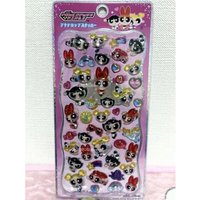 Kawaii The Powerpuff Girls Stickers Cartoon Creative Phone Case Transparent Sticker Hand Account Material Friend Birthday Gift