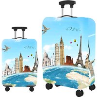 Luggage Cover Stretch Fabric Suitcase Protector Dustproof Case Cover Suitable For18-32 Inch Suitcase Case Travel Organizer