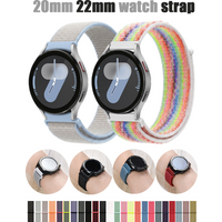 20mm/22mm Watch Strap for Samsung Galaxy Watch 7/FE/6/6classic/5/4/active 2/3/Gear S3 Frontier Nylon Huawei GT6-5-4-3pro strap