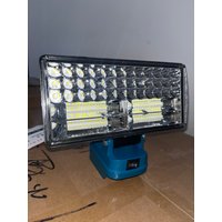 3/4/8 inch Cordless LED Work Light For Makita 14.4V-18V Li-ion Battery Lantern Outdoor Flashlight Camping Lamp Emergency Light