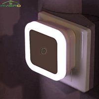 Motion Sensor LED Night Lights Smart Plug Operated WC Bedside Lamp Wall Lamps Room Hallway Pathway Toilet Home Lighting Bulbs