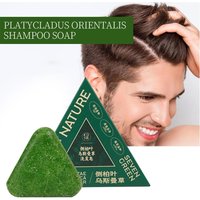 Platycladus Orientalis Shampoo Soap Organic Polygonum Multiflorum Usman Grass Handmade Shampoo Soap Anti-removal Hair Soap
