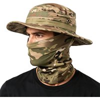 AliExpress NONE 2PCS Balaclava Ski Mask Camouflage Boonie Hat Suit for Women Men Foldable Soft Hat Outdoor Hunting Fishing Skiing Cycling Wide
