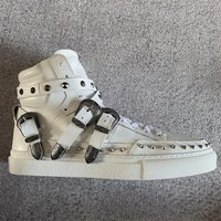 Handmade Rivet Punk Trainer Sneakers Flat Personalized Boots