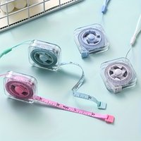 2 Meters/6 Feet Mini Soft Tape Measure, Portable, Used for Tailoring, Body Measurement Height Measurement Double-sided Scale