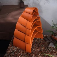 Ceramic Turtle Dodge Cave Decorative Sundeck Crab Safe House Breathable Climbing Hill Fish Shrimps Shelter House Fish Tank
